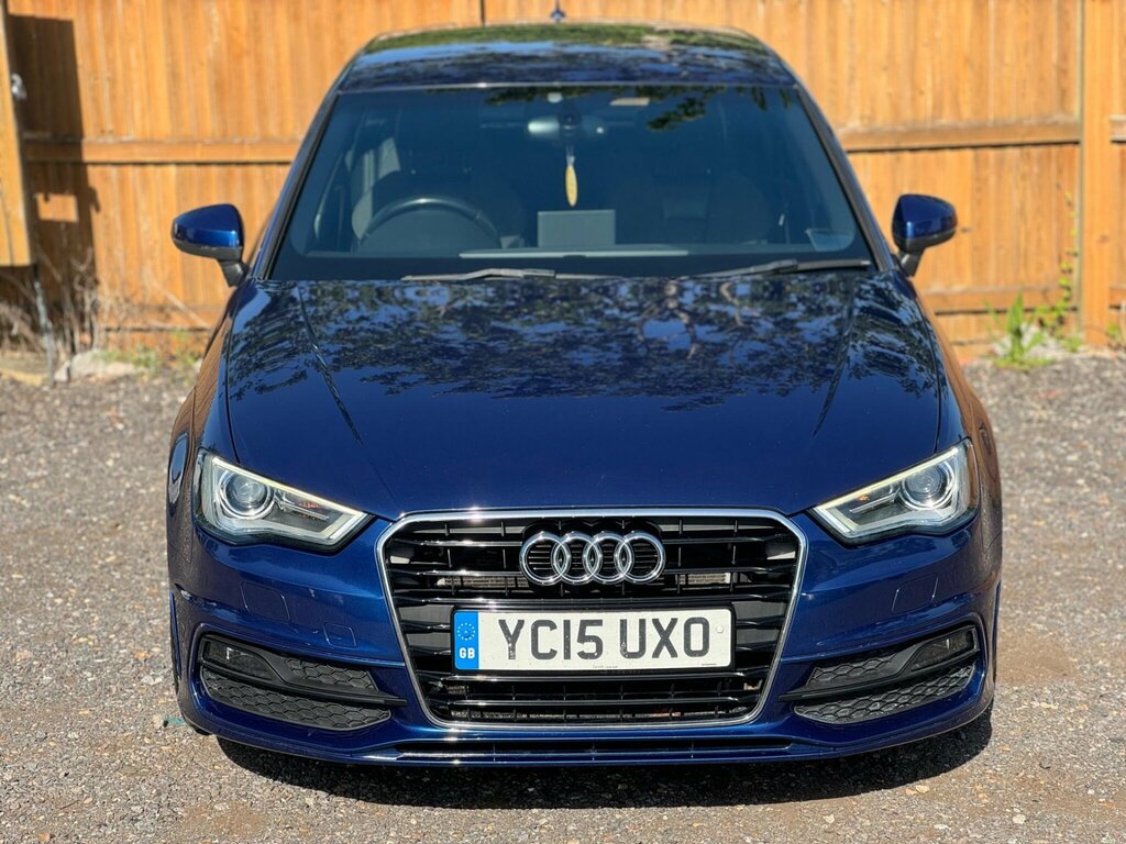 Audi A3 2.0 Tdi S Line Sportback Euro 6 Ss YC15UXO Blue #2