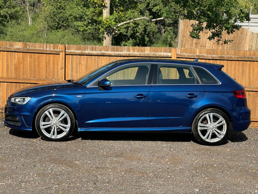 Audi A3 2.0 Tdi S Line Sportback Euro 6 Ss YC15UXO Blue #6