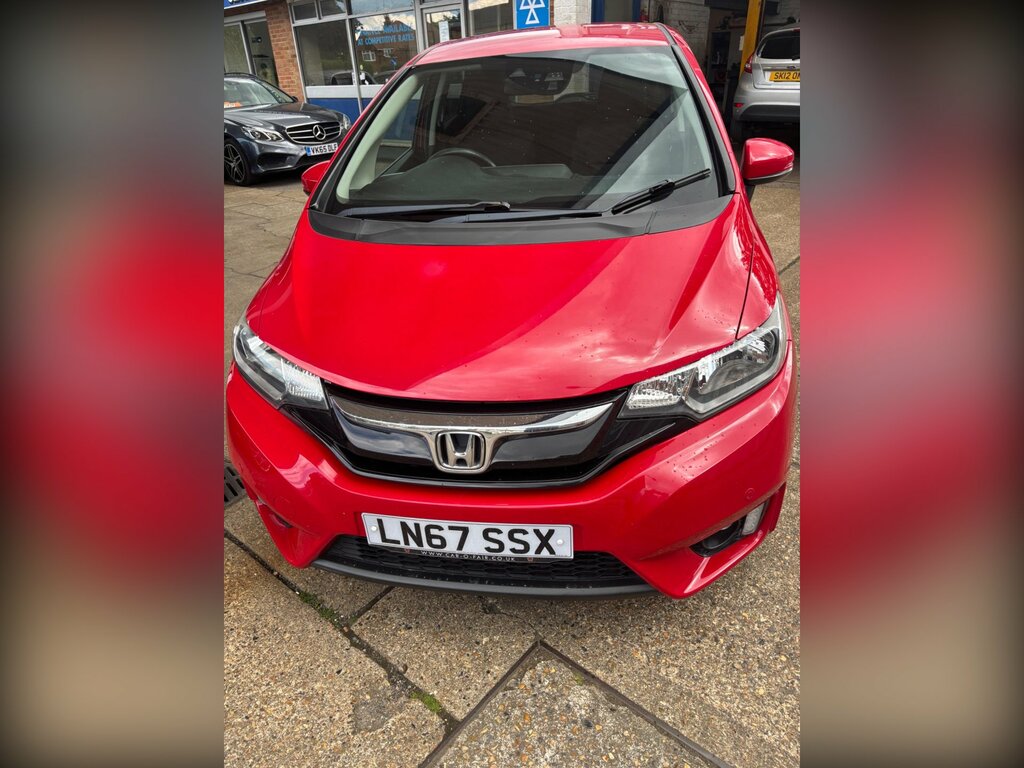 Honda Jazz 1.3 I-vtec Ex Navi Cvt Euro 6 Ss LN67SSX Red #3