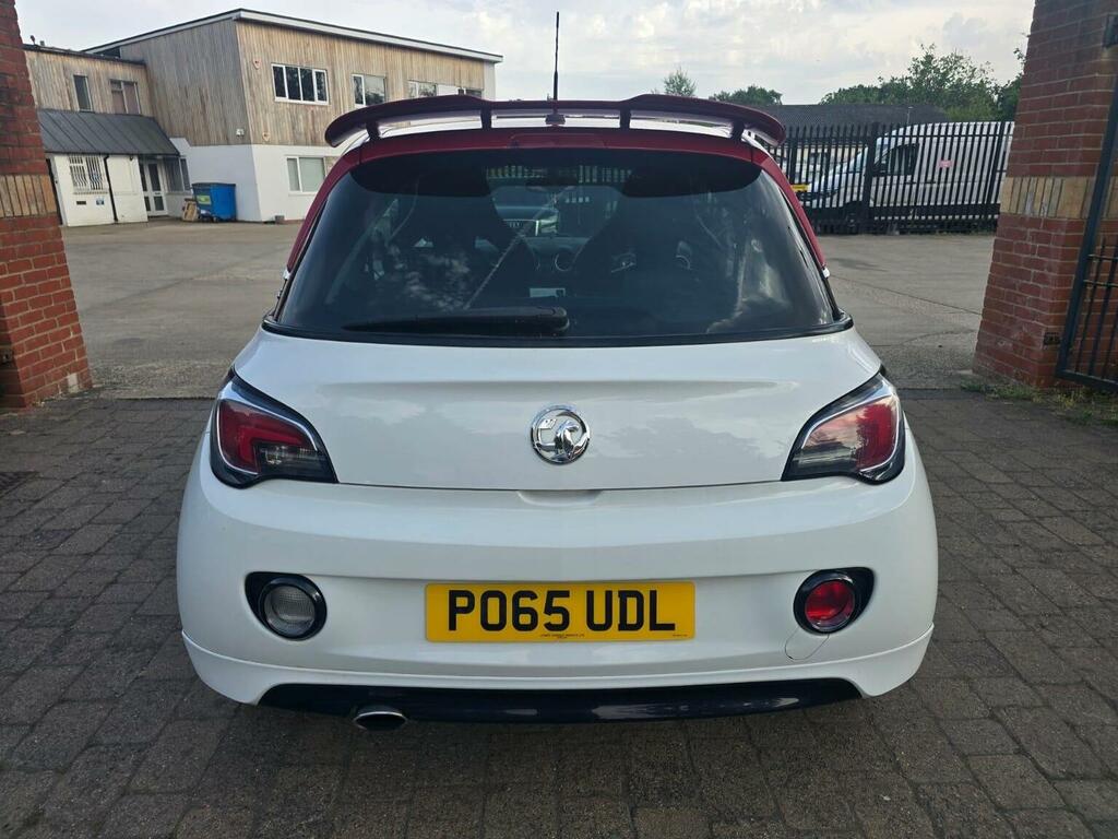 Vauxhall Adam Hatchback 1.4I Turbo S 5Spd Euro 6 Ss PO65UDL White #6