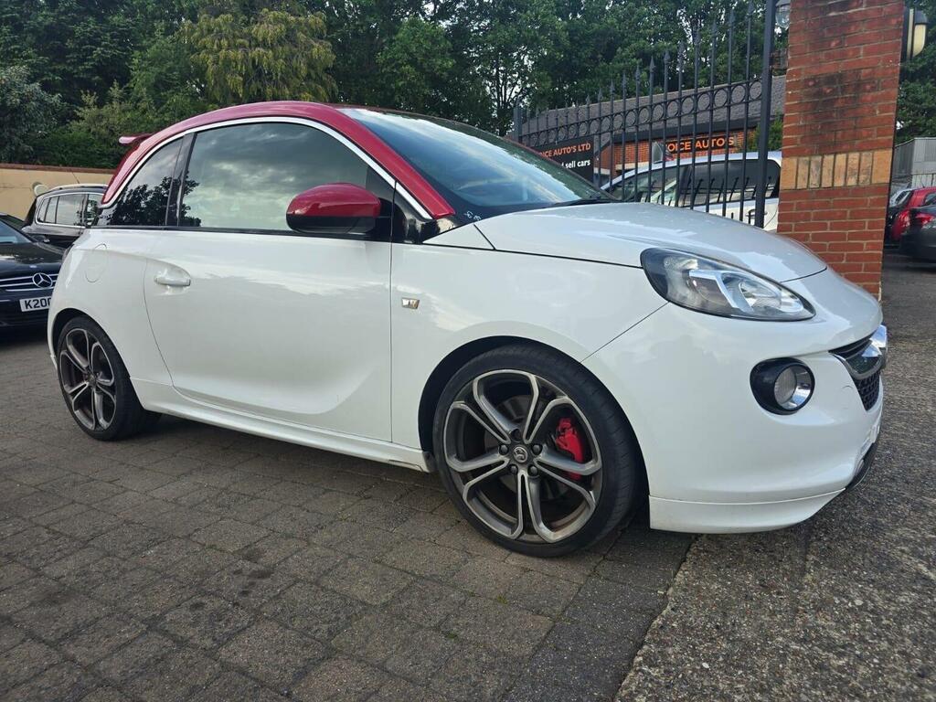 Vauxhall Adam Hatchback 1.4I Turbo S 5Spd Euro 6 Ss White