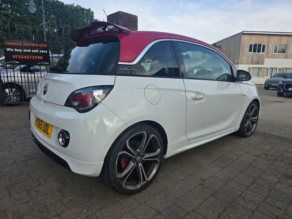 Vauxhall Adam Hatchback 1.4I Turbo S 5Spd Euro 6 Ss PO65UDL White #4