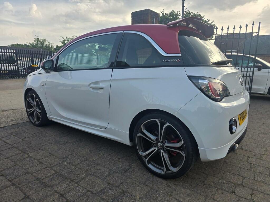 Vauxhall Adam Hatchback 1.4I Turbo S 5Spd Euro 6 Ss PO65UDL White #3