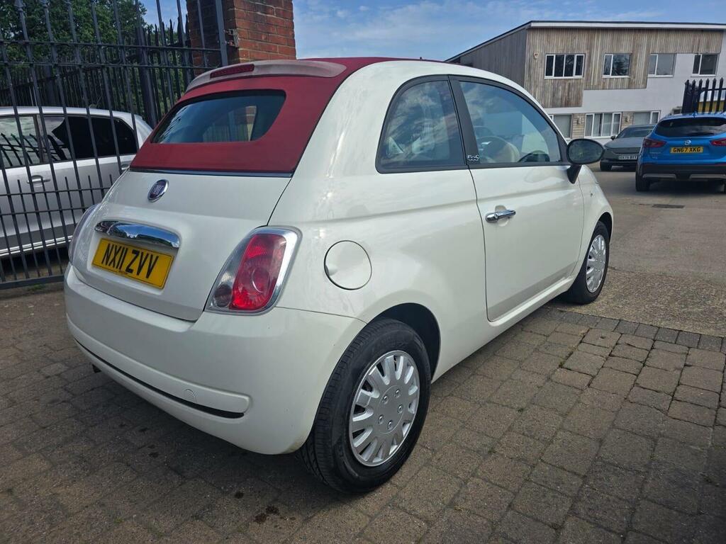Fiat 500C Convertible 1.2 Pop Euro 5 201111 White #6