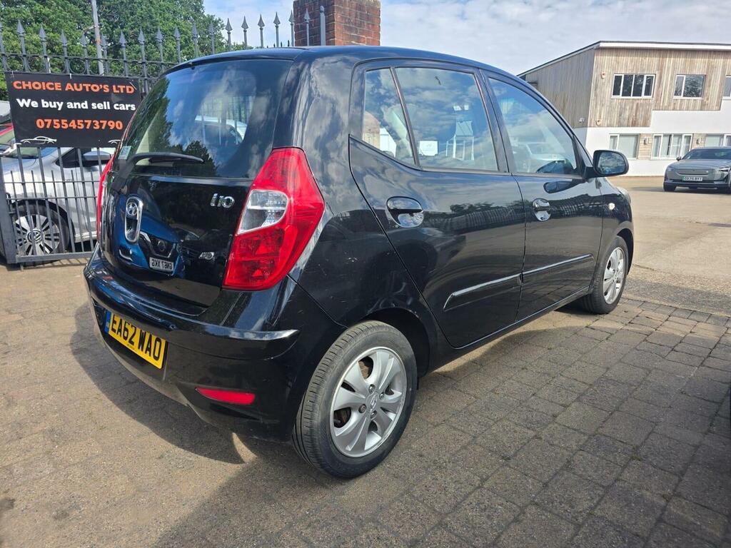 Hyundai I10 Hatchback 1.2 Active Euro 5 201262 EA62WAO Black #4