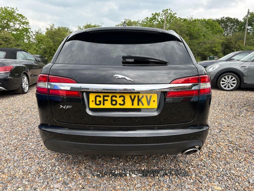 Jaguar XF 2.2D Luxury Sportbrake Euro 5 S S GF63YKV Black #6