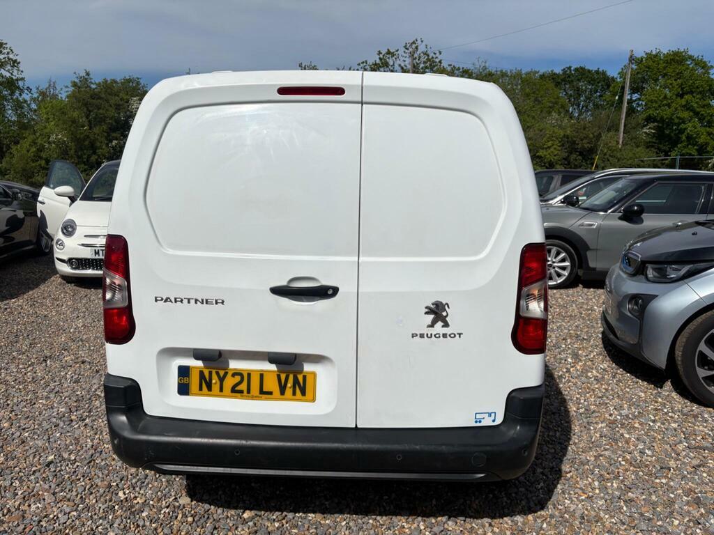 Peugeot Partner 1.5 Bluehdi 1000 Professional Standard Panel Van S NY21LVN White #5