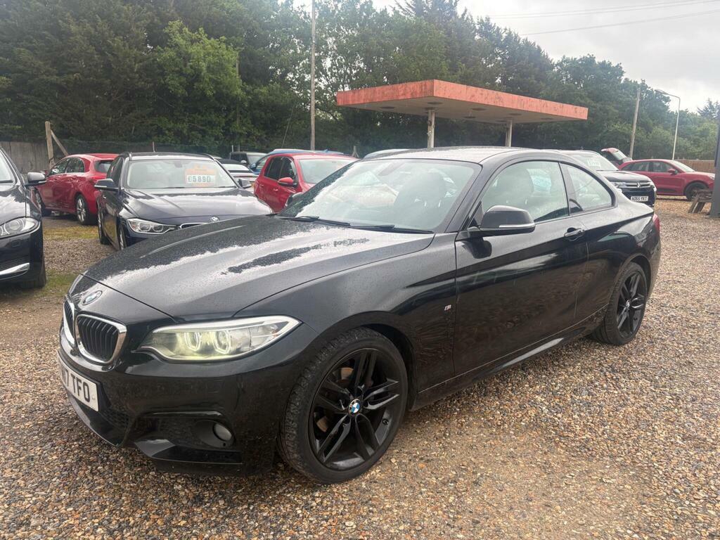 BMW 2 Series 2.0 218D M Sport Euro 6 S S FM17TFO Black #2