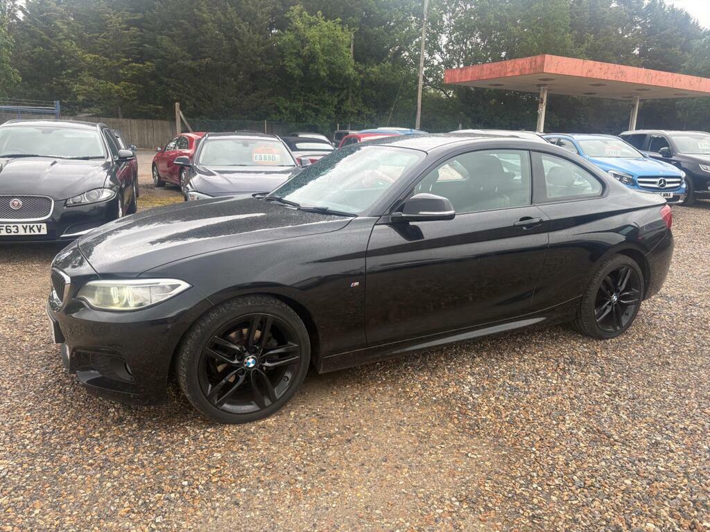 BMW 2 Series 2.0 218D M Sport Euro 6 S S FM17TFO Black #4