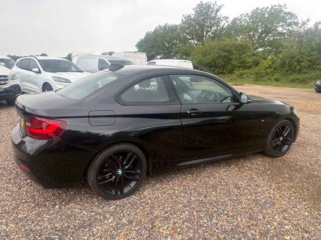 BMW 2 Series 2.0 218D M Sport Euro 6 S S FM17TFO Black #5