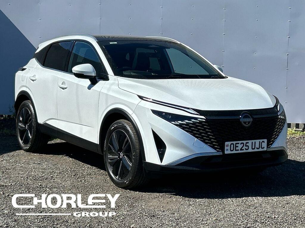 Nissan Qashqai 1.3 Dig-t Mhev Tekna Suv Hybrid Xtron E OE25UJC White