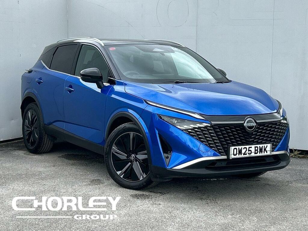 Nissan Qashqai 1.3 Dig-t Mhev Tekna Suv Hybrid Xtron E OE25BWK Blue