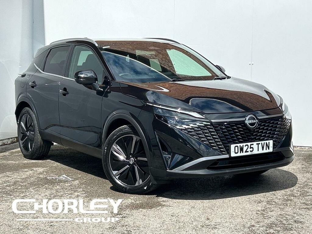 Nissan Qashqai 1.3 Dig-t Mhev Tekna Suv Hybrid Xtron E OW25TVN Black