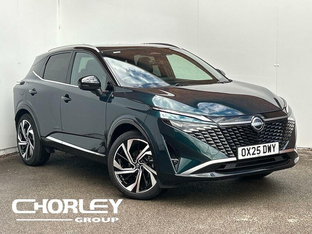 Nissan Qashqai 1.3 Dig-t Mhev Tekna Suv Hybrid Xtron OX25DWY Green