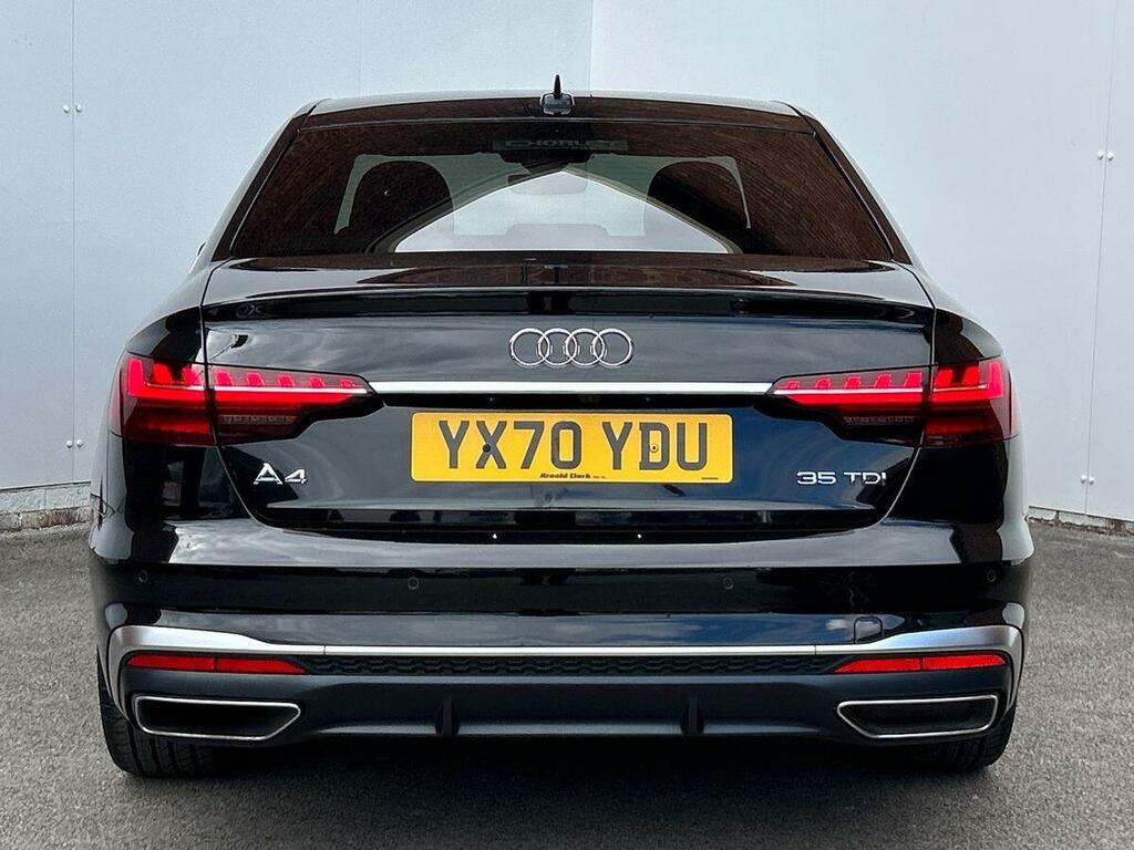 Audi A4 2.0 Tdi 35 S Line Saloon S Tronic Euro YX70YDU Black #5