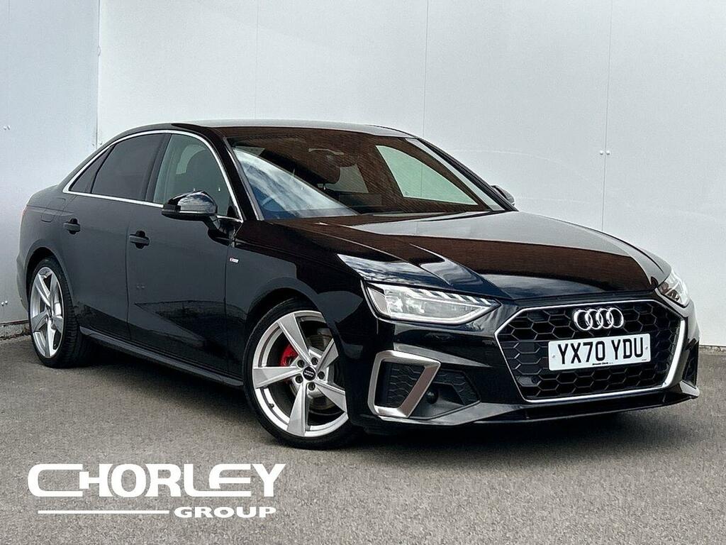Audi A4 2.0 Tdi 35 S Line Saloon S Tronic Euro Black