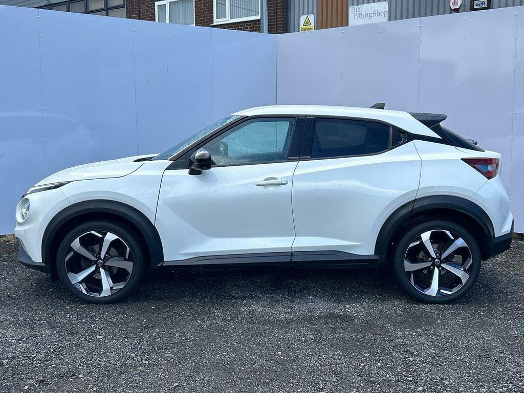 Nissan Juke 1.0 Dig-t Tekna Suv Euro 6 Ss PK22VHV White #6