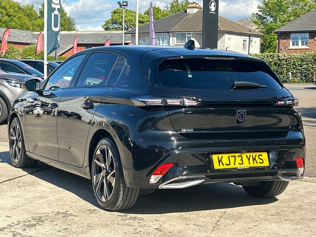 Peugeot 308 1.2 Puretech Allure Hatchback Eat Euro KJ73YKS Black #3