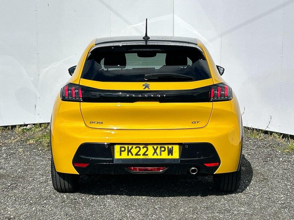 Peugeot 208 1.2 Puretech Gt Hatchback Euro 6 PK22XPW Yellow #5