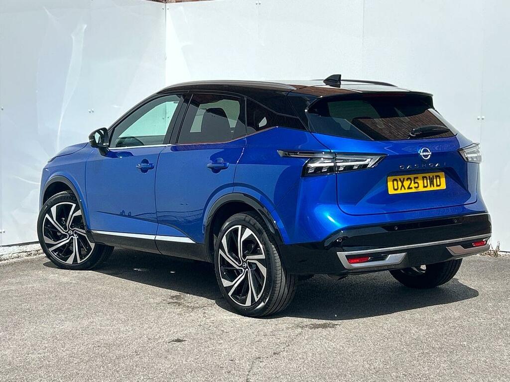 Nissan Qashqai 1.3 Dig-t Mhev Tekna Suv Hybrid Xtron OX25DWD Blue #3