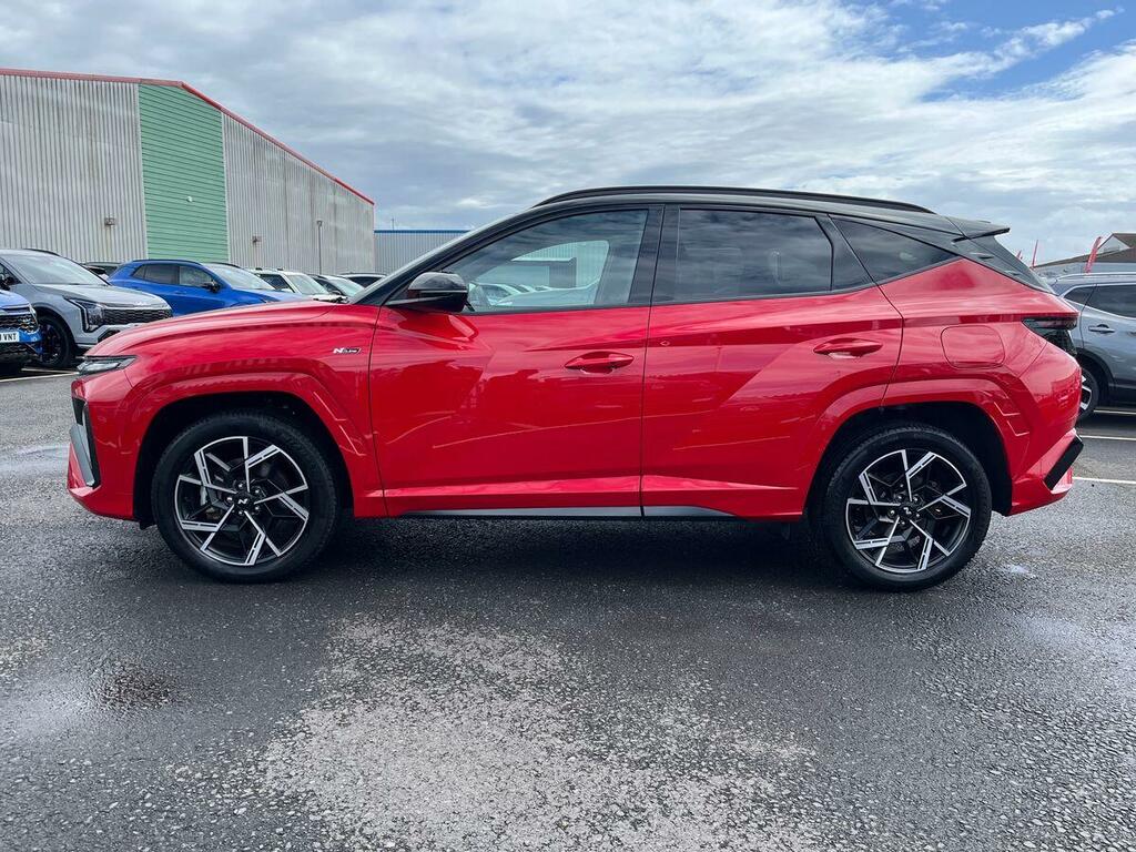 Hyundai Tucson 1.6 T-gdi N Line Suv Hybrid Euro 6 PE75WLK Red #6