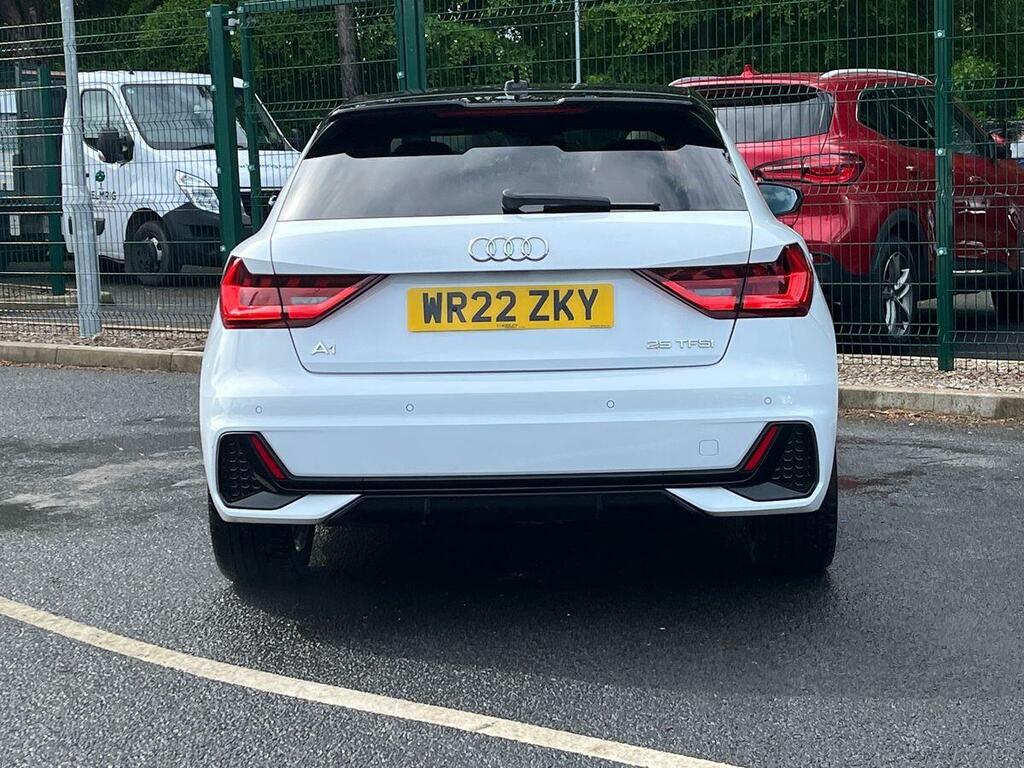 Audi A1 1.0 Tfsi 25 Black Edition Sportback Man WR22ZKY White #5