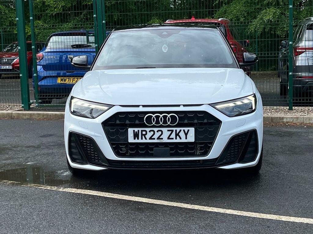 Audi A1 1.0 Tfsi 25 Black Edition Sportback Man WR22ZKY White #4