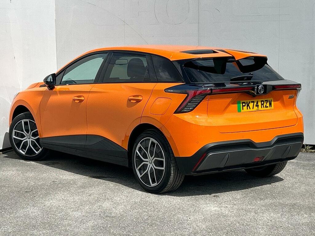 MG MG4 64Kwh Trophy Long Range Hatchback Aut PK74RZW Orange #3