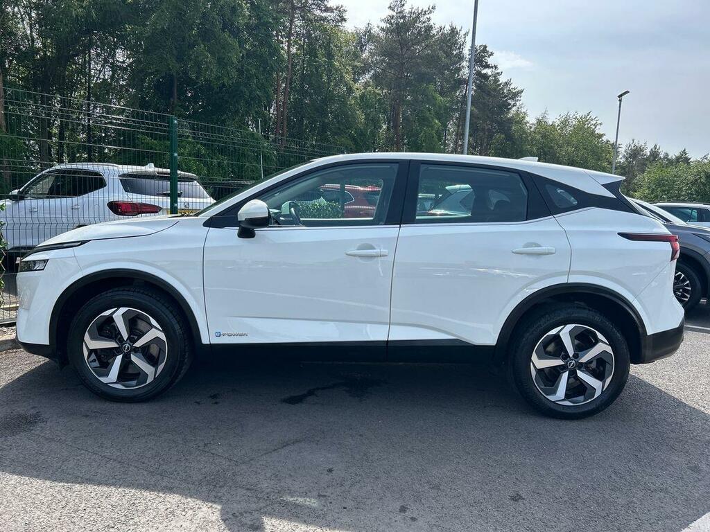 Nissan Qashqai 1.5 H E-power Acenta Premium Suv Hybrid BF73NCD White #6