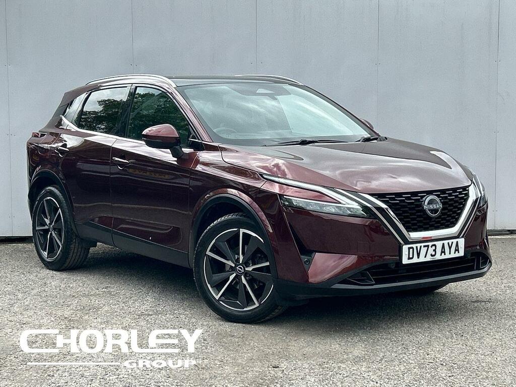 Nissan Qashqai 1.3 Dig-t Mhev Tekna Suv Hybrid DV73AYA Red