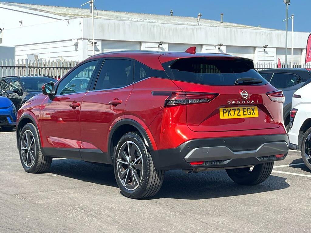 Nissan Qashqai 1.3 Dig-t Mhev Tekna Suv Hybrid Xtron E PK72EGX Red #3