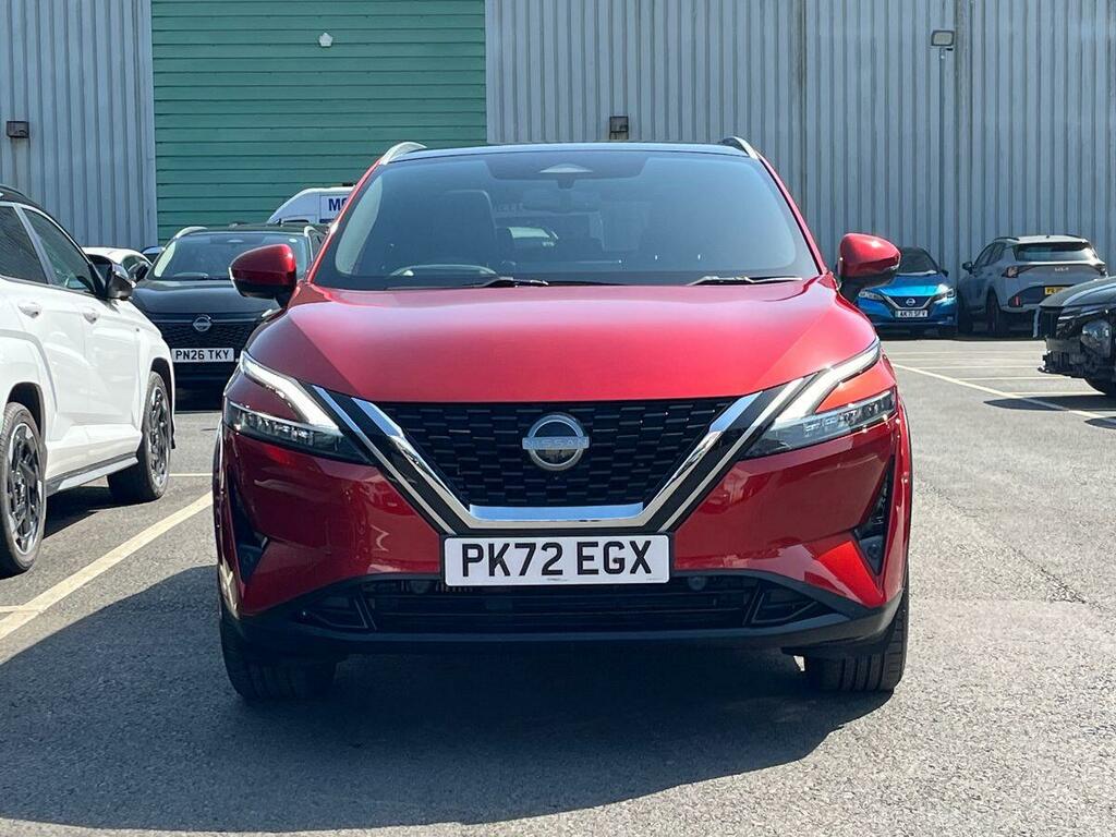 Nissan Qashqai 1.3 Dig-t Mhev Tekna Suv Hybrid Xtron E PK72EGX Red #4