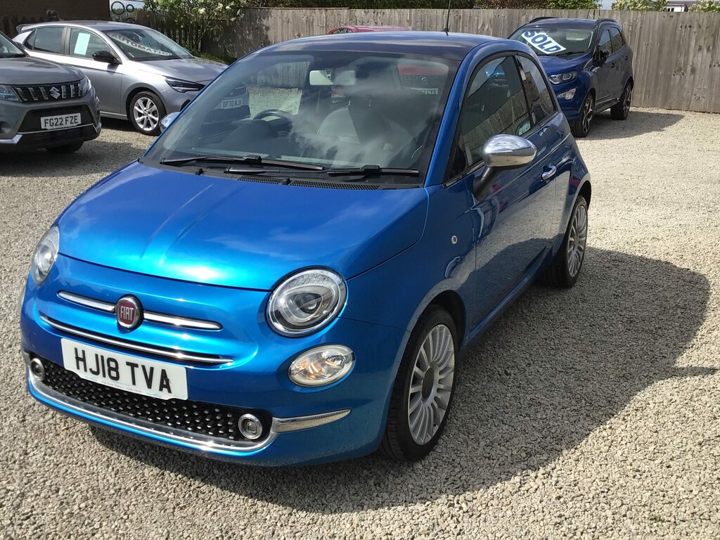 Fiat 500 Mirror 1.2 69 Bhp Only 54 675 Mile Blue