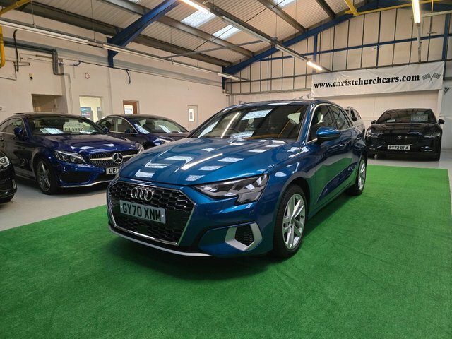 Audi A3 1.5 Tfsi 35 Sport Sportback Euro 6 S S GY70XNM Blue #4