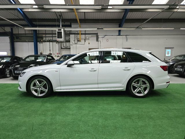 Audi A4 Avant 2.0 Tdi S Line S Tronic Euro 6 S S White