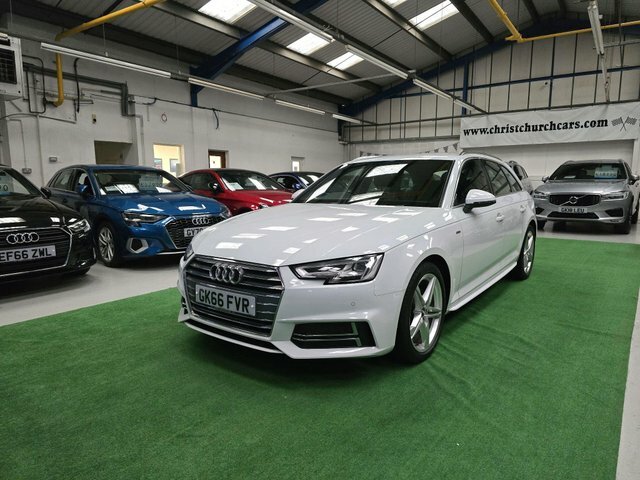 Audi A4 Avant 2.0 Tdi S Line S Tronic Euro 6 S S White #4