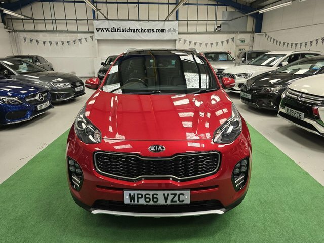 Kia Sportage 2.0 Crdi Gt-line S Awd Euro 6 WP66VZC Red #6