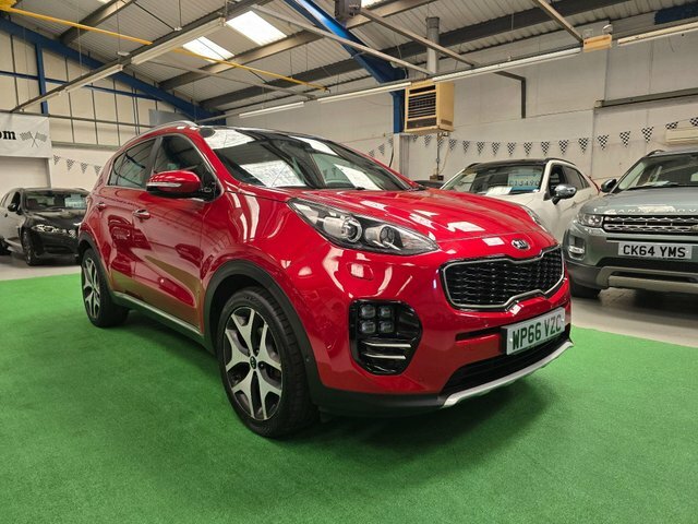 Kia Sportage 2.0 Crdi Gt-line S Awd Euro 6 WP66VZC Red #2