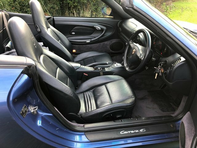 Porsche 911 3.6 996 Carrera 4S Cabriolet Tiptronic S Awd Blue #2