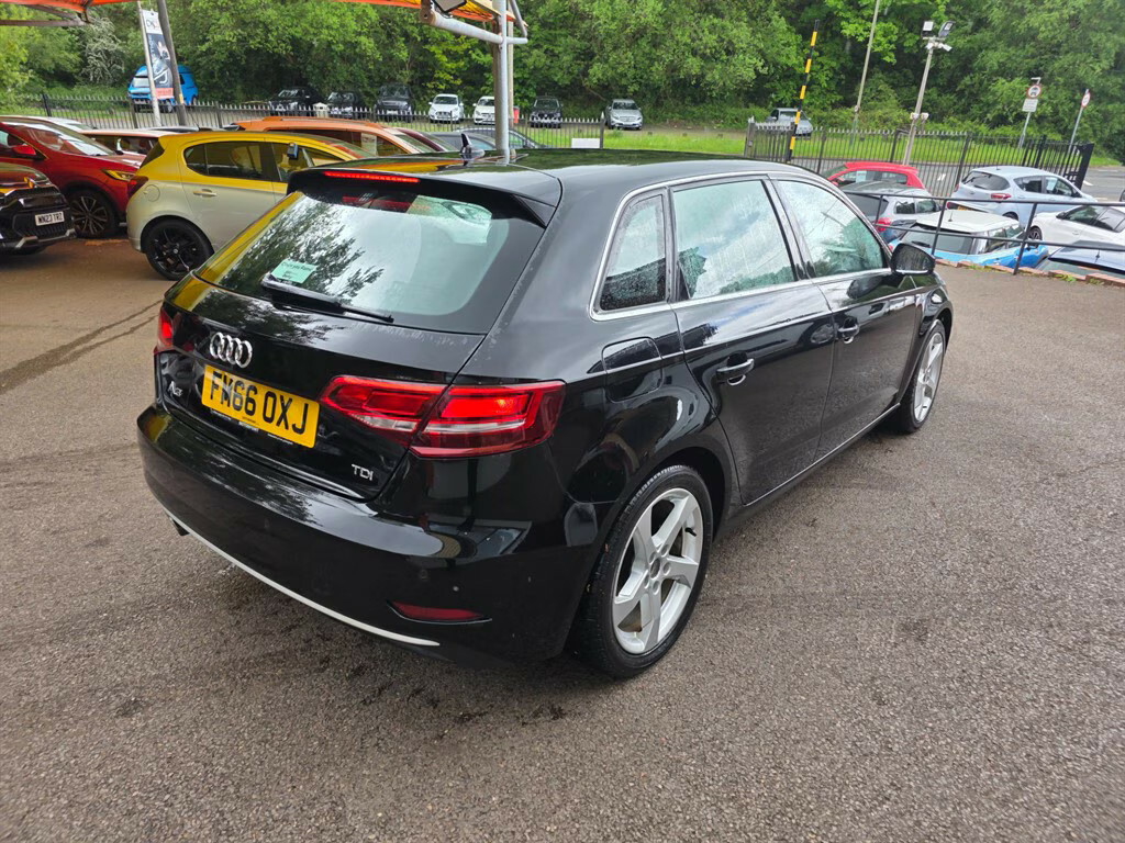 Audi A3 Tdi Sport Hatchback Semi FM66OXJ Black #4