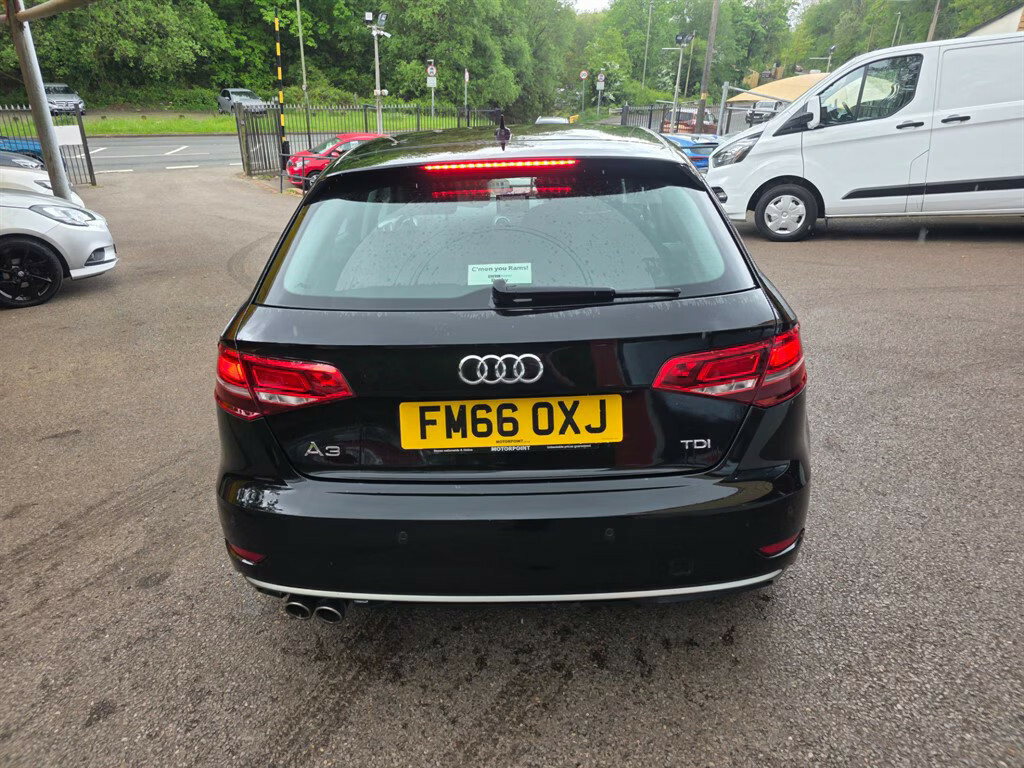 Audi A3 Tdi Sport Hatchback Semi FM66OXJ Black #5
