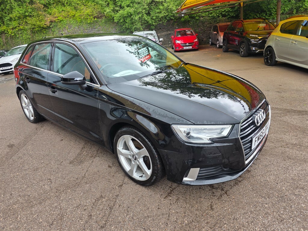 Audi A3 Tdi Sport Hatchback Semi FM66OXJ Black #3