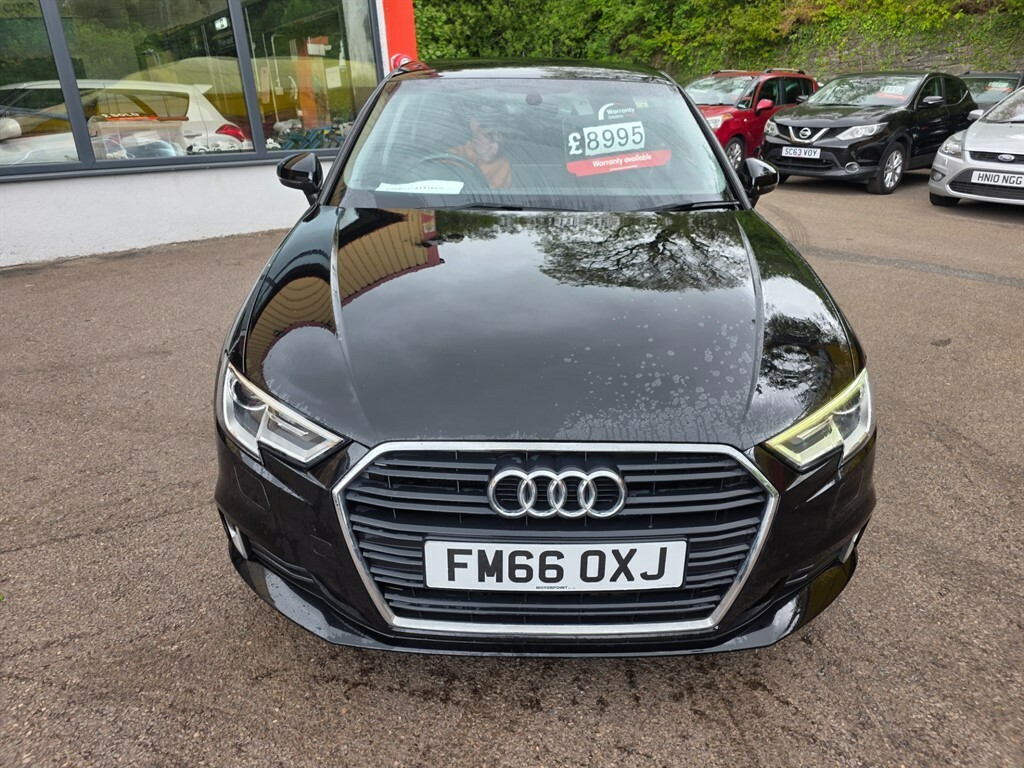 Audi A3 Tdi Sport Hatchback Semi FM66OXJ Black #2