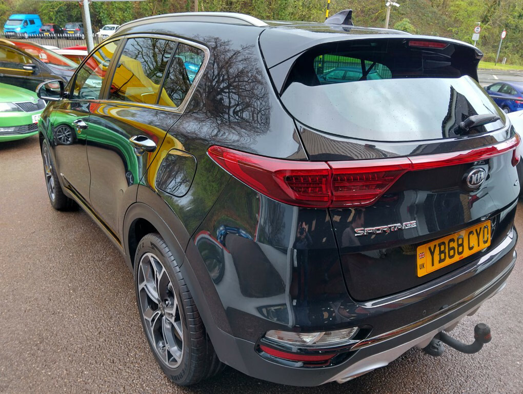Kia Sportage Gt-line Isg Estate Semi YB68CYO Black #4