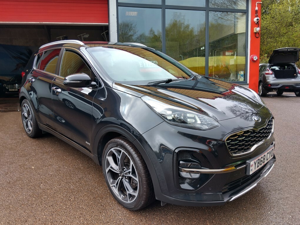 Kia Sportage Gt-line Isg Estate Semi YB68CYO Black #2