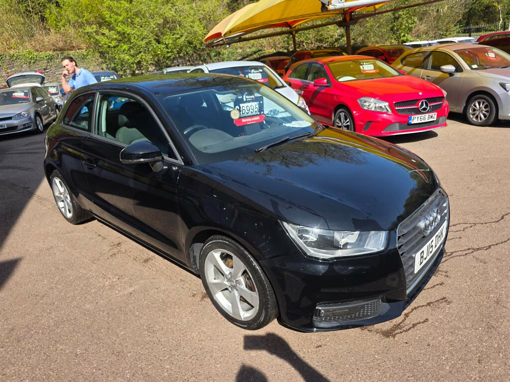 Audi A1 Tdi Sport Hatchback BJ15DHK Black #3