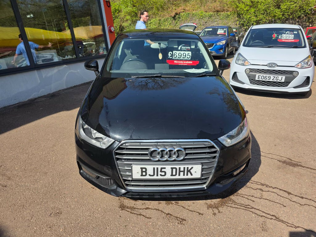 Audi A1 Tdi Sport Hatchback BJ15DHK Black #2