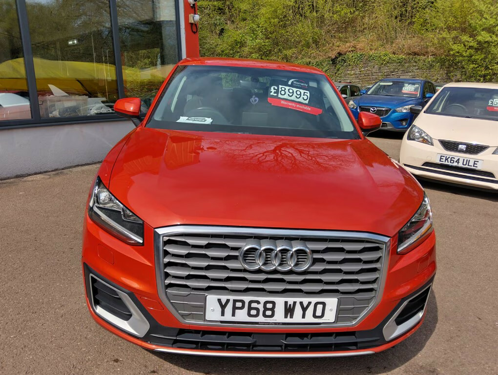 Audi Q2 Tdi Sport Estate YP68WYO Orange #2