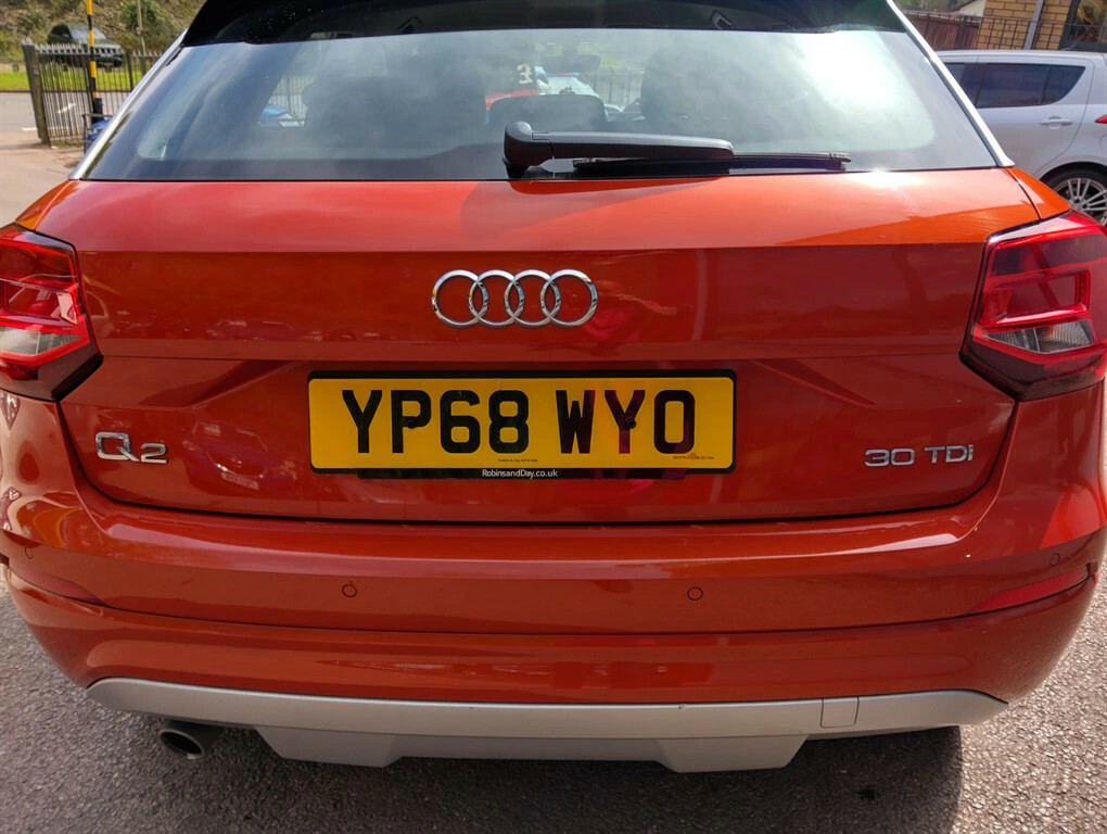 Audi Q2 Tdi Sport Estate YP68WYO Orange #4