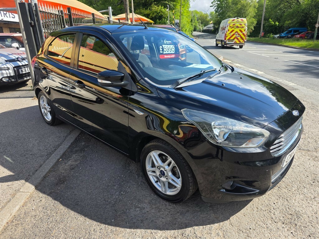 Ford KA+ Zetec Hatchback CN67VPC Black #2